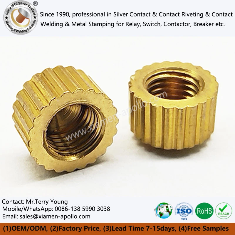 Straight Knurled Nut Straight Knurled Nut
