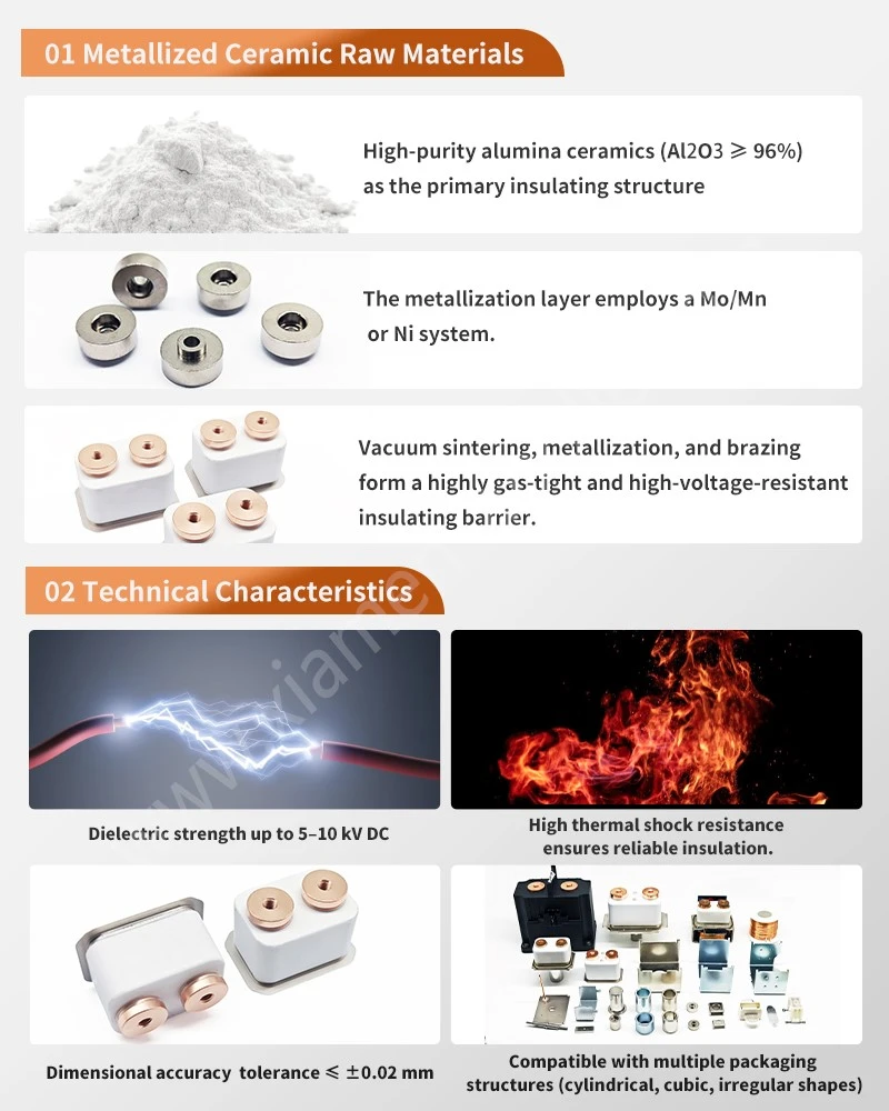 Metallized Welded Ceramic Housing Raw Materials Metallized Welded Ceramic Housing Raw Materials