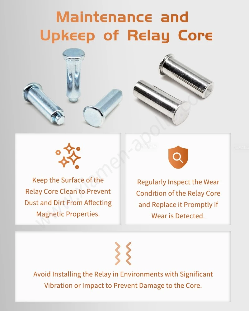 Maintenance and Upkeep of DT4C Iron Core for Latching Relay Maintenance and Upkeep of DT4C Iron Core for Latching Relay