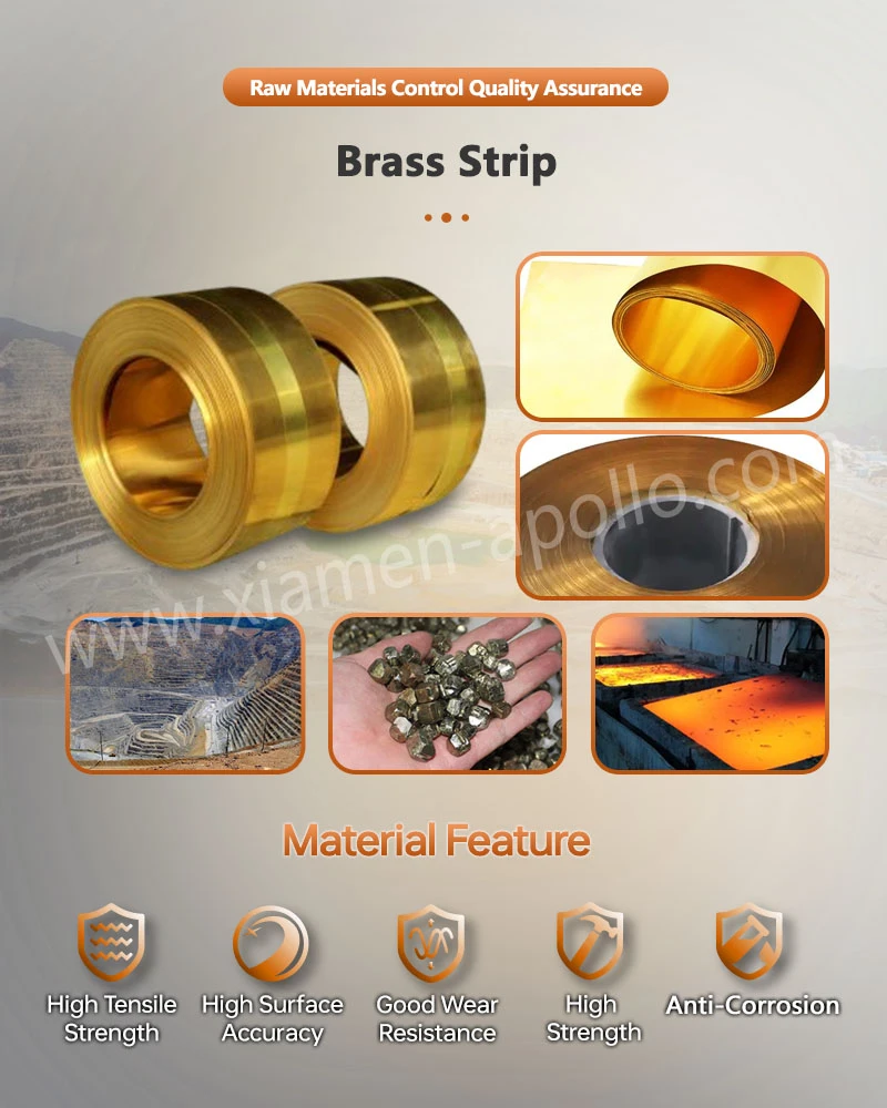 Brass Strip for Multi-Bend Brass Stamping Terminal Brass Strip for Multi-Bend Brass Stamping Terminal