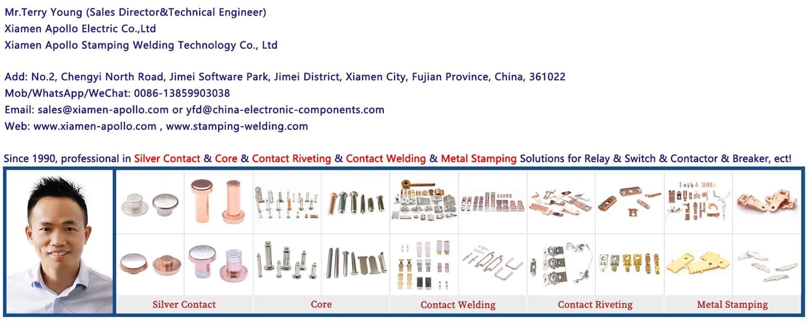 Terry from Xiamen Apollo Terry from Xiamen Apollo